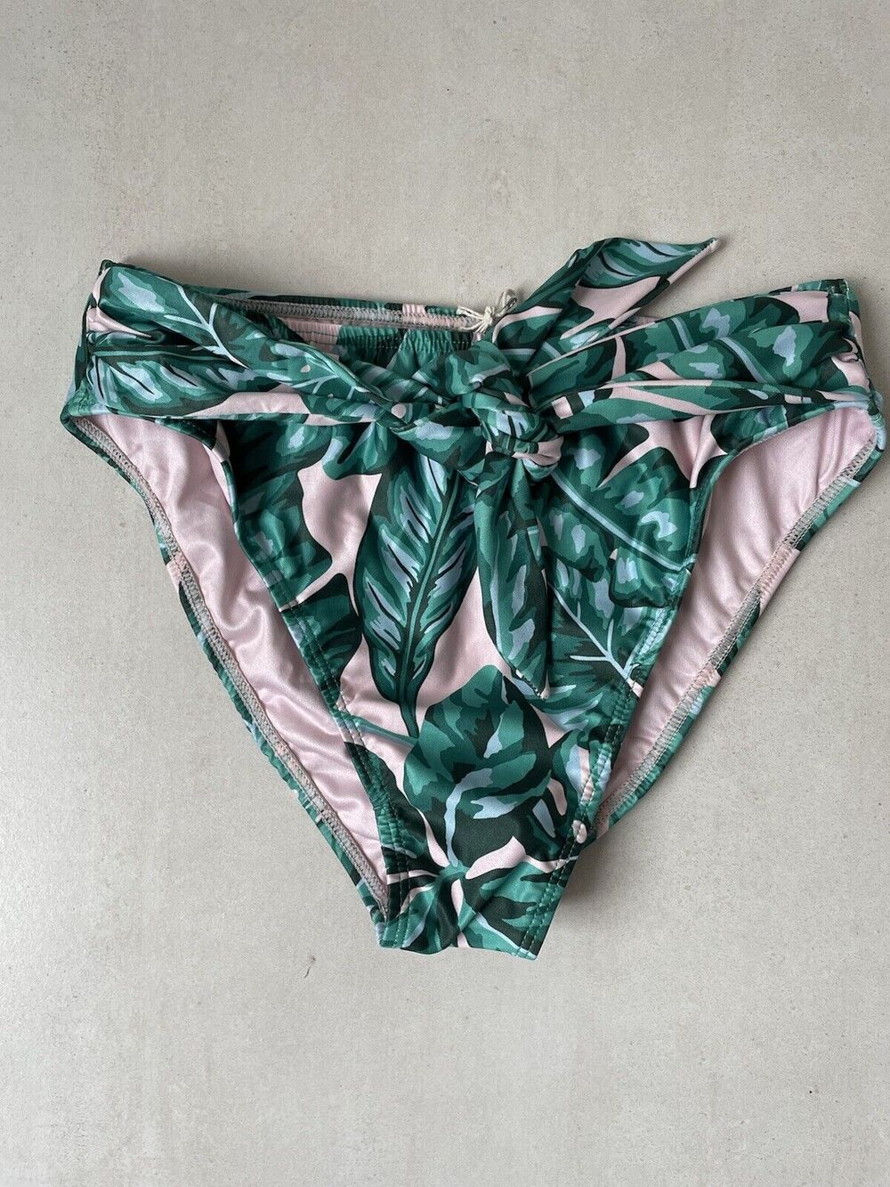 Kenny Flowers Swim Bikini Bottom Tie Front Fronds With Benefits Beach Summer
